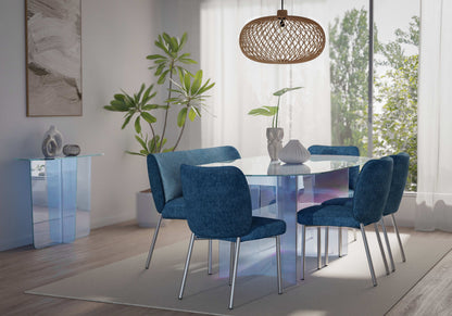 Fomo - Upholstered Bench - Azure