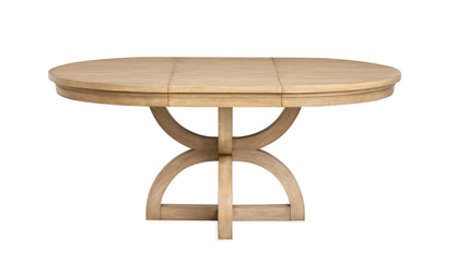 Coventry - Extendable 48" Round Dining Table - Honey Maple