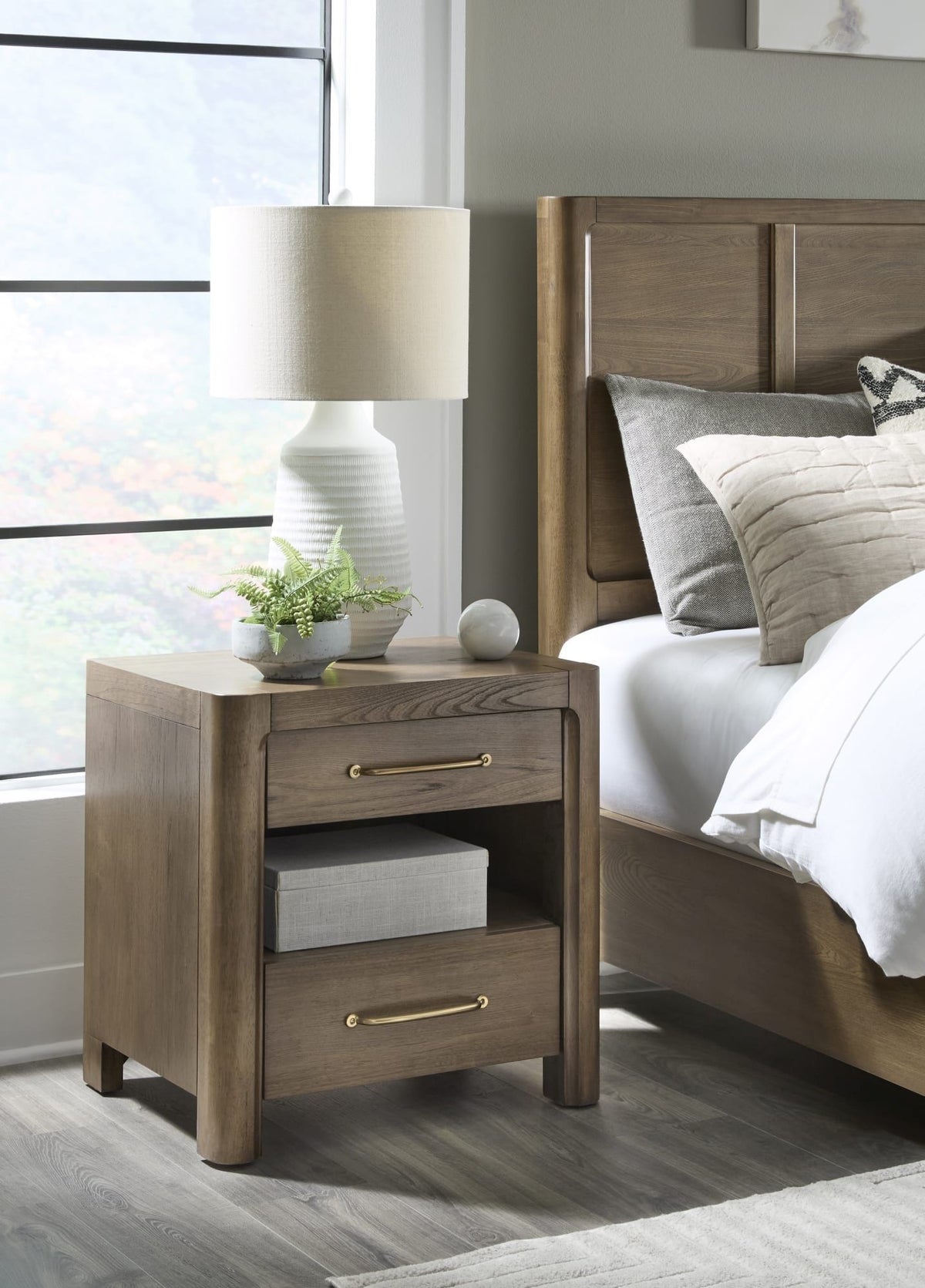 Morris - Open Nightstand - Claystone