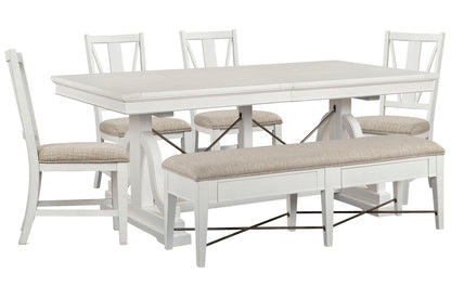 Heron Cove - Extendable Trestle Dining Table Set