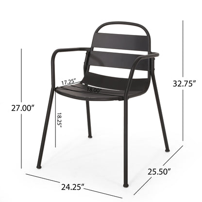 Terra Nova - Bistro Set - Matte Black