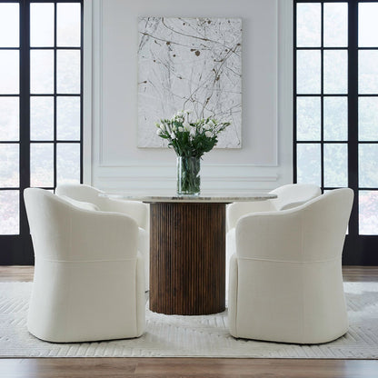 Accent Dining - Accent Chair With Casters