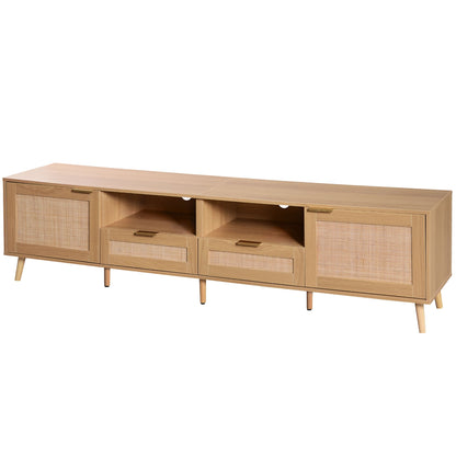 TV Stand, Media Console With Cable Management