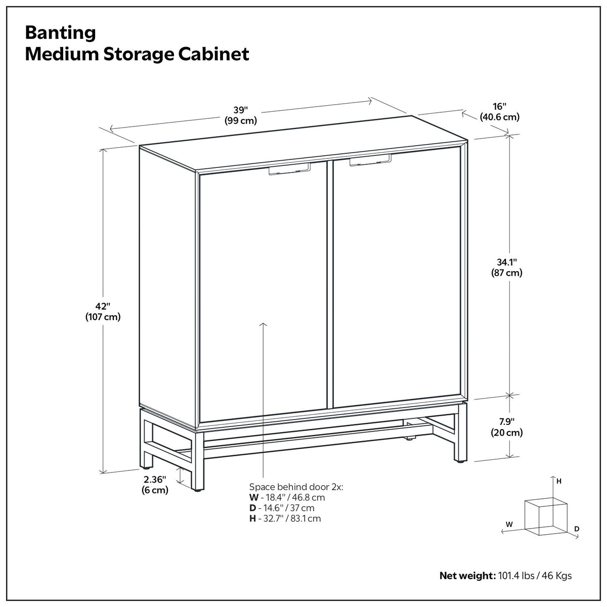 Banting - Storage Cabinet
