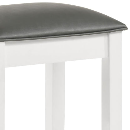 Vanity Stool With Padded Seat