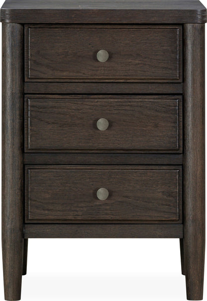 Rockport - Three Drawer Small Nightstand - Yin