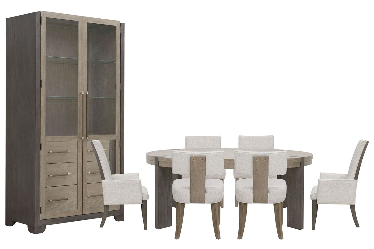 Anderson Park - Round Dining Table Set With Klismos Chairs
