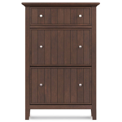 Acadian - Entryway Shoe Storage Cabinet - Brown