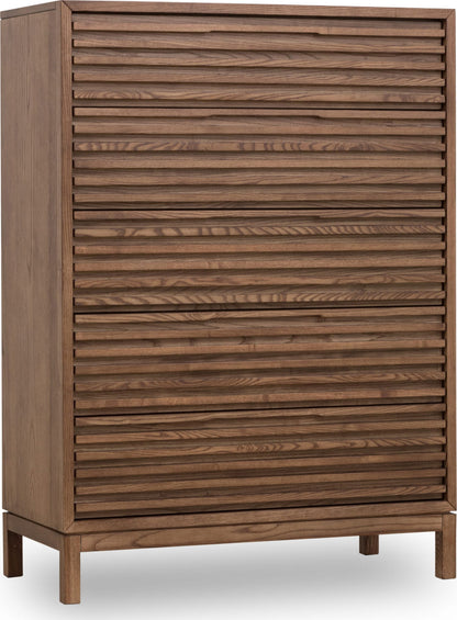 Tanner - Five Drawer Ash Wood Chest