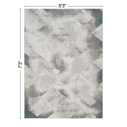 Geometrix - Contemporary Rug With 3D Effect