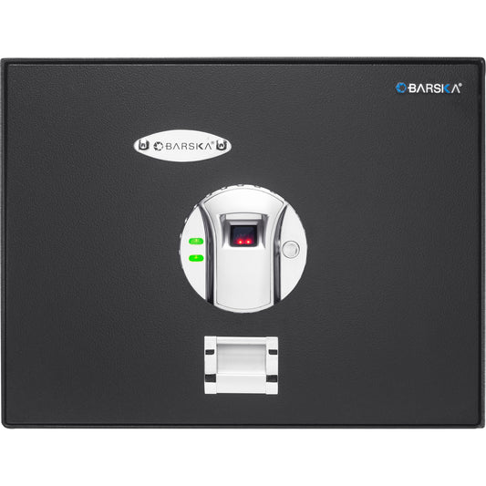 0 23 Cu Ft Top Opening Biometric Security Safe - Black