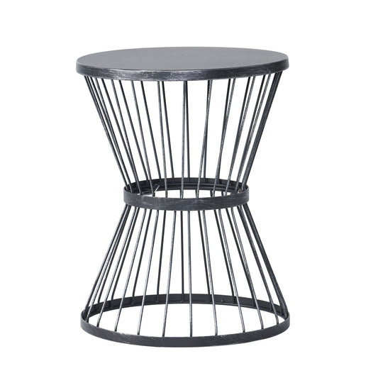Lassen - Modern Outdoor Side Table With Hourglass Design