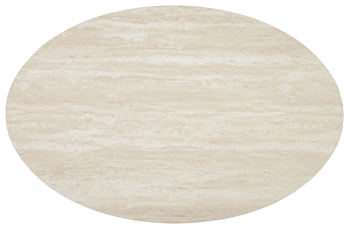 Tarica - Occasional Table Set (Set of 3) - White / Metallic