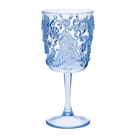 Paisley Acrylic Wine Glasses (Set of 4)