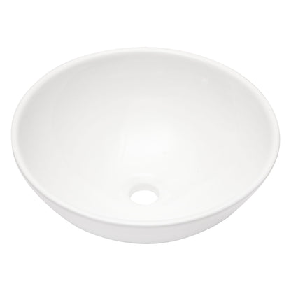 Modern Ceramic Circular Vessel Bathroom Sink