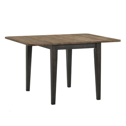 Harper - Drop Leaf Table - Brushed Brown / Pecan