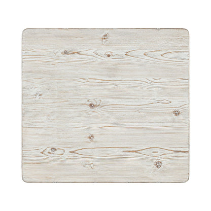 Backroads - End Table - Weathered White & Parchment Brown