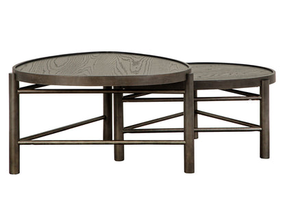 Hadleigh - Shaped Nesting Cocktail Table Set