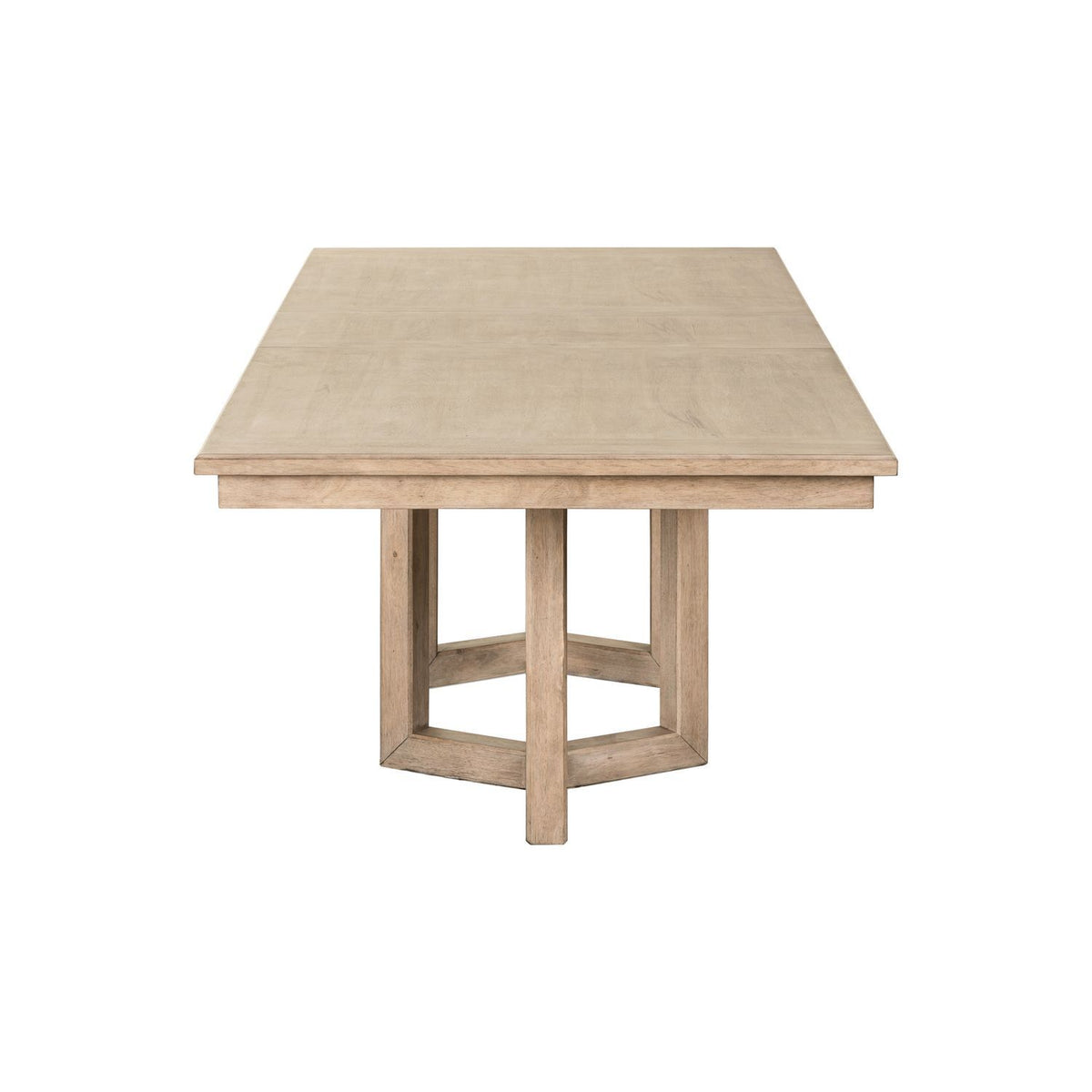 Proximity Place - Double Pedestal Table - Barley Buff