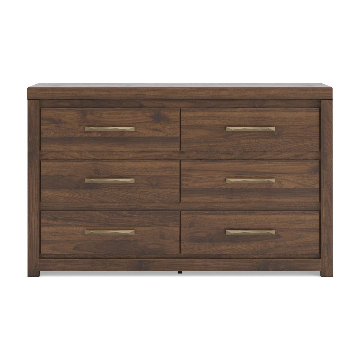 Janfyn - Six Drawer Dresser - Brown