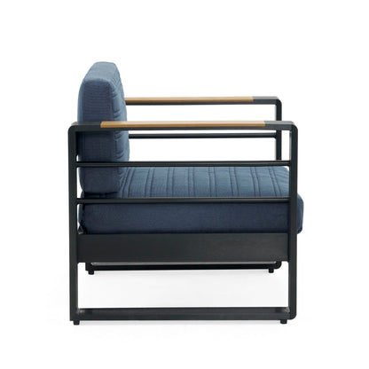 Giovanna - Club Chair Set With Aluminum Frame