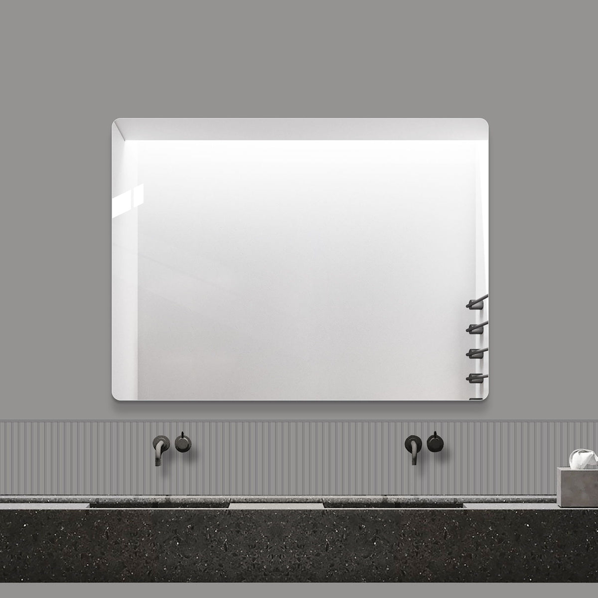Modern Frameless Bathroom Vanity Mirror