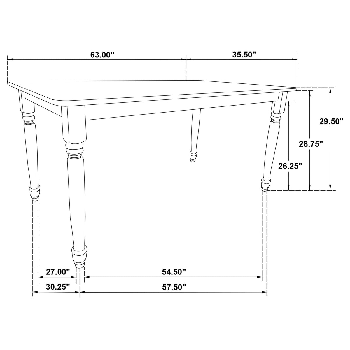 Keystone - Rectangular Dining Set