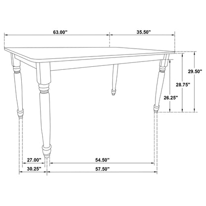Keystone - Rectangular Dining Set