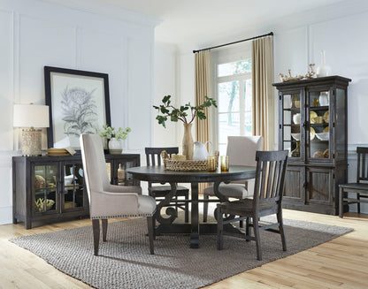Bellamy - 48" Round Dining Table - Peppercorn