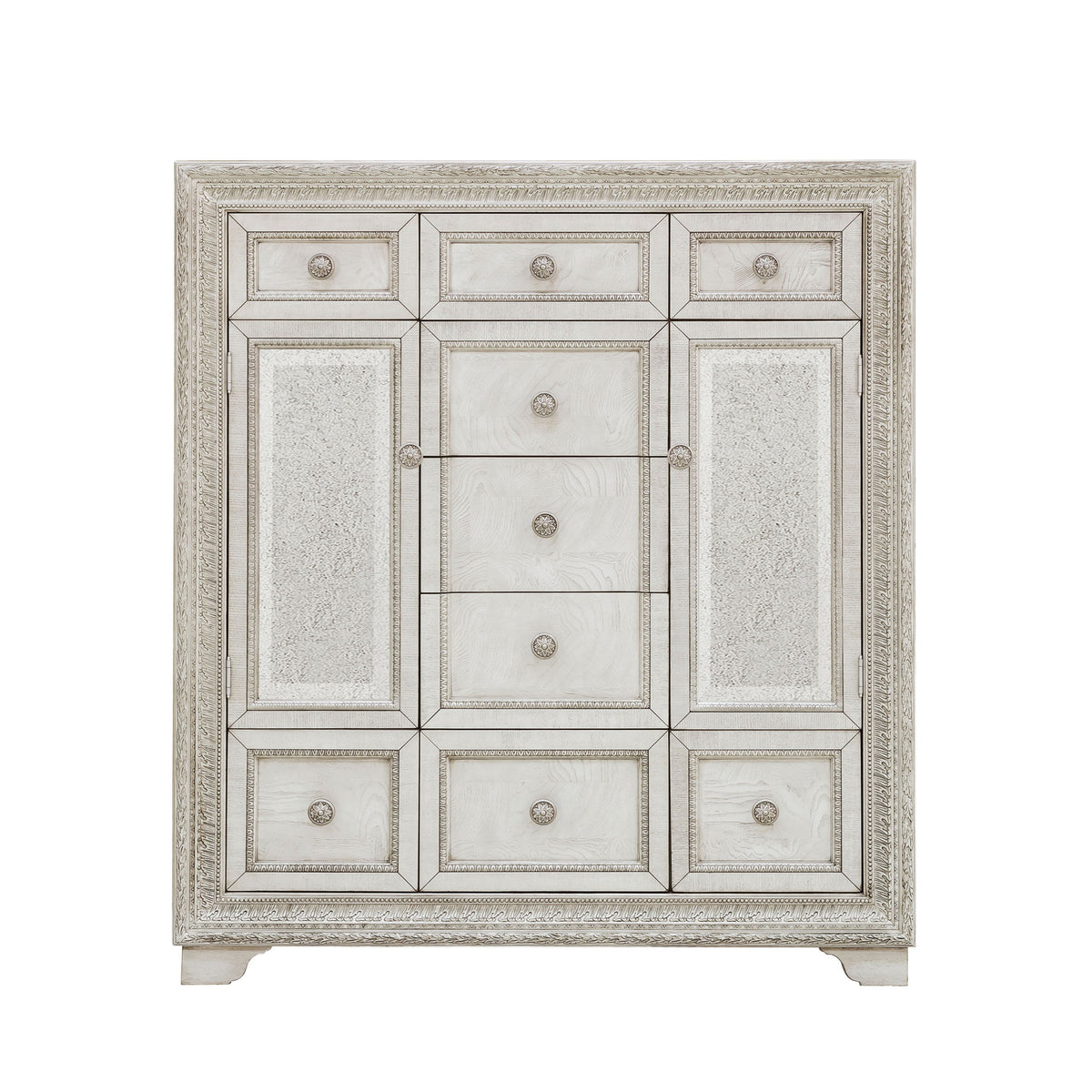 Camila - 9 Drawer Door Chest - Creamy White