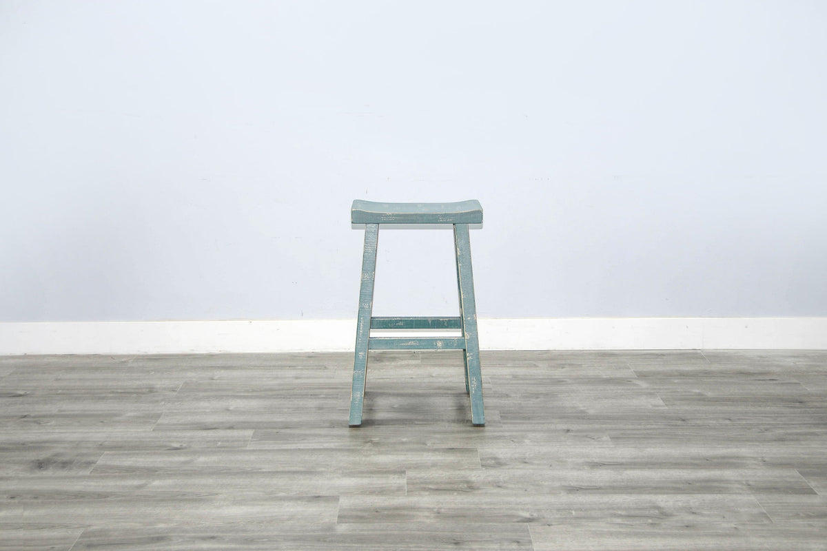 Marina - Stool With Wood Seat (Set of 2)