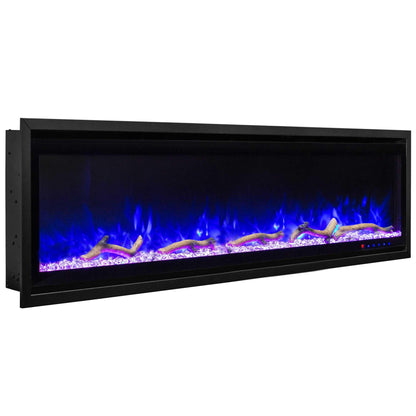 Electric Fireplace With Frame