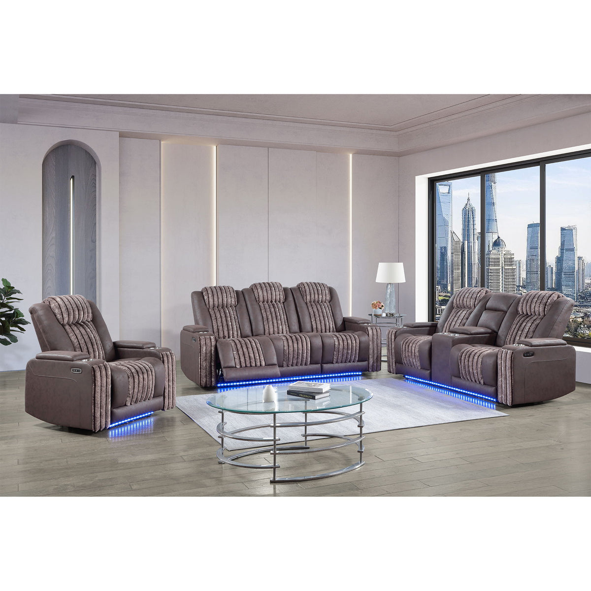 Duran - Power Reclining Loveseat With Power Headrest