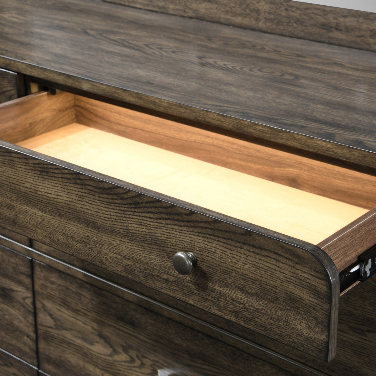Rex - Mirror - Walnut Brown