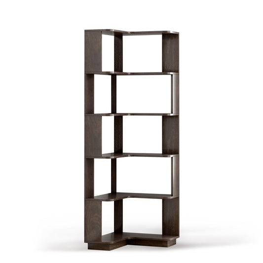 L-Shaped Design Corner Bookshelf