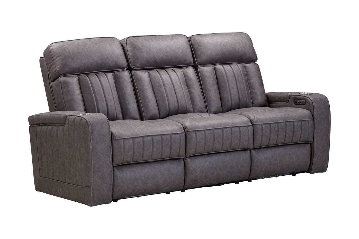 Equinox - Fabric Power Reclining Sofa And Recliner - Mercury