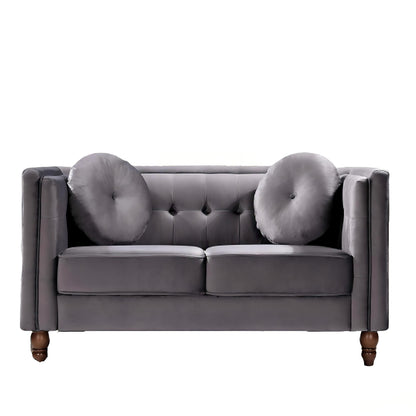 Chesterfield Loveseat 2 Seater Couch For Living Room