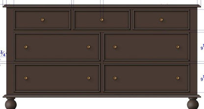 Kellie - 7-Drawer Dresser