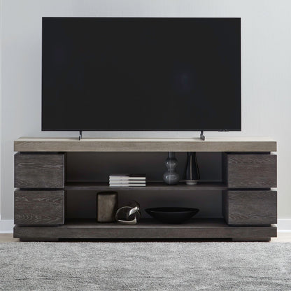 Piedmont - 84'' TV Console - Charcoal / Ash