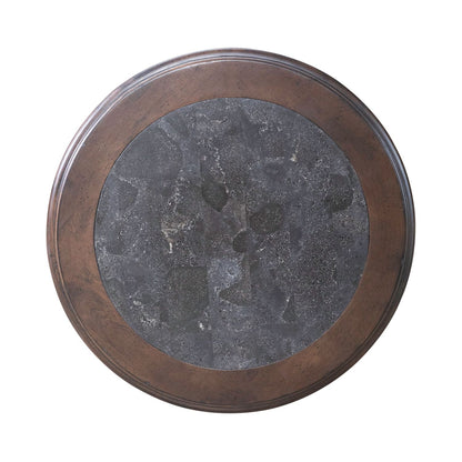 Provence Park - Round End Table - Chateau Brown