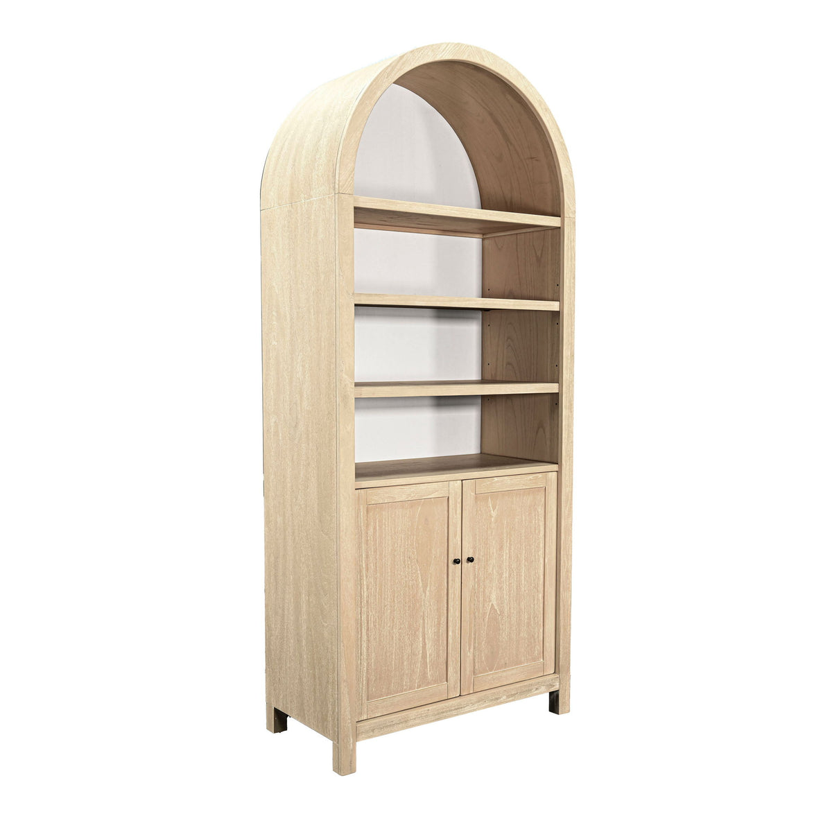 Arched Display Cabinet With Doors