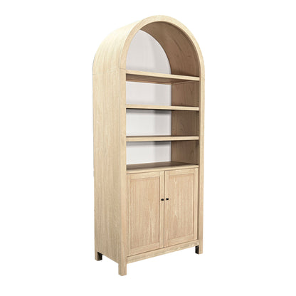 Arched Display Cabinet With Doors