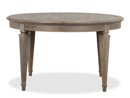 Lancaster - Round Dining Table - Dovetail Gray