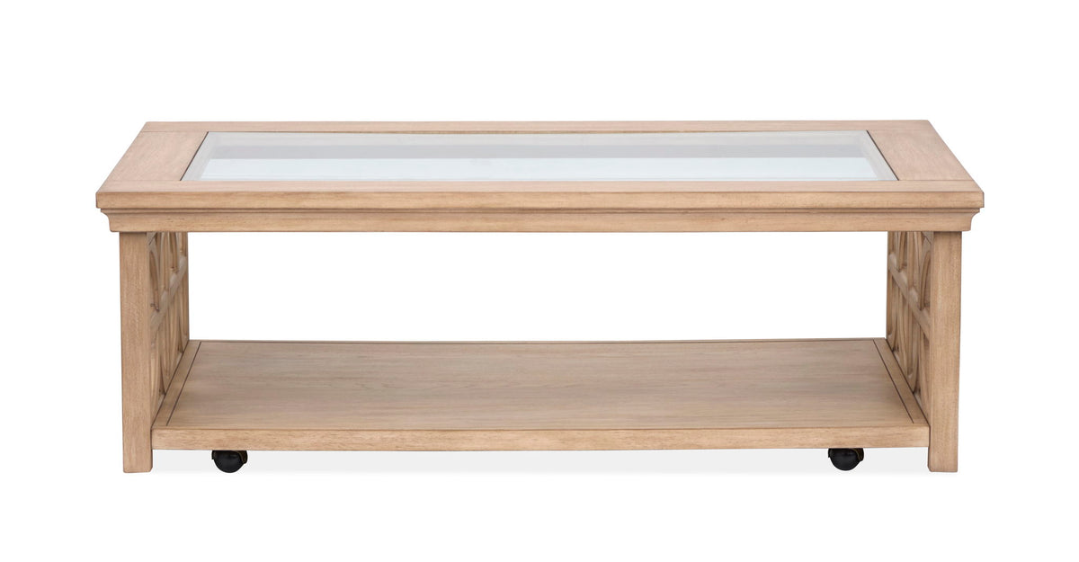 Coventry - Rectangular Shelf Cocktail Table Set