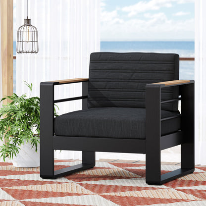 Giovanna - Club Chair Set With Aluminum Frame