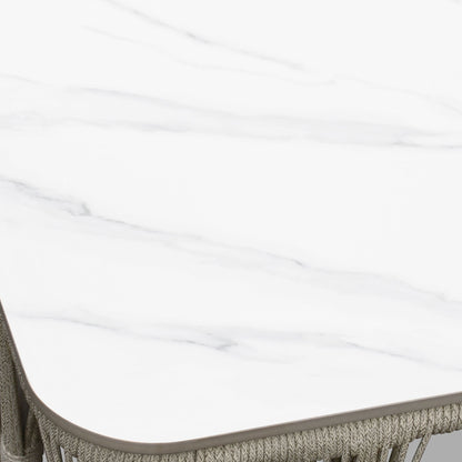 Alexa - Outdoor Seating Table With Stone Top