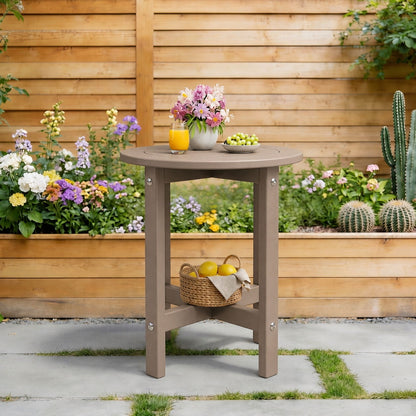 Round Outdoor Side Table