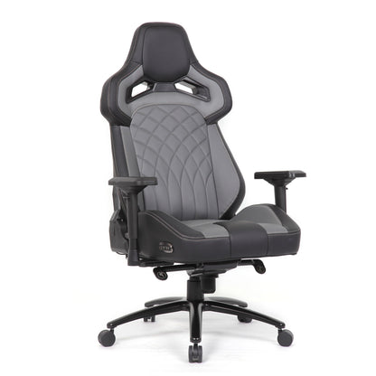 Gaming Chair With 4D Armrests, High Back Office Chair - Black / Gray