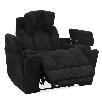Phoenix - Zero Gravity Power 3 Seat Home Theater Seating With 2 Wedges And Immersive Audio