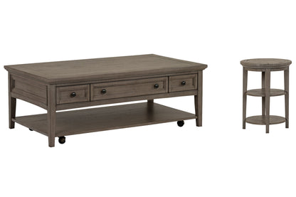 Paxton Place - Rectangular Caster Cocktail Table Set